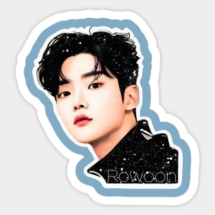 Rowoon SF9 로운 - snow sticker - fan art Sticker